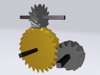 Extrusion helical gears