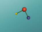 Potassium hydroxide molecule 